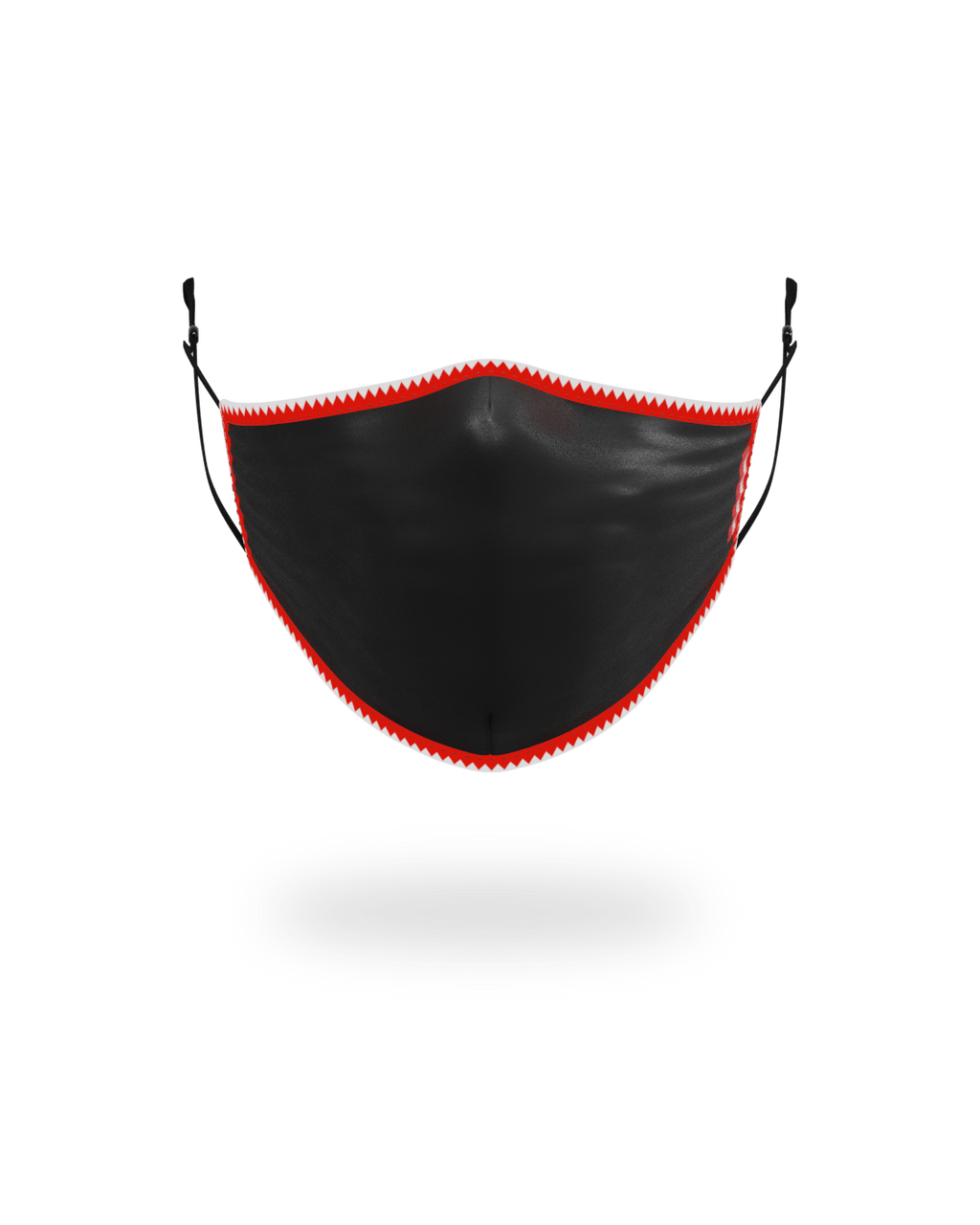 ADULT VERTICAL SHARK (BLACK) FORM-FITTING FACE MASK