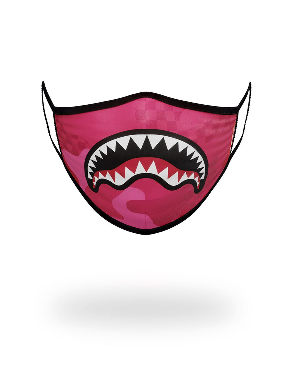PINK ANIME SHARK FORM-FITTING MASK
