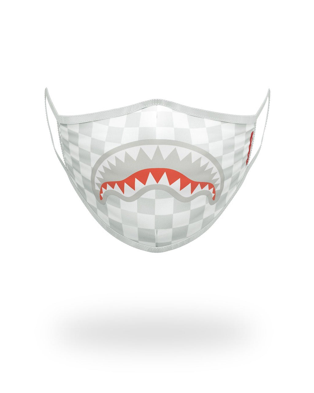 SHARKS IN PARIS (WHITE) FORM-FITTING MASK