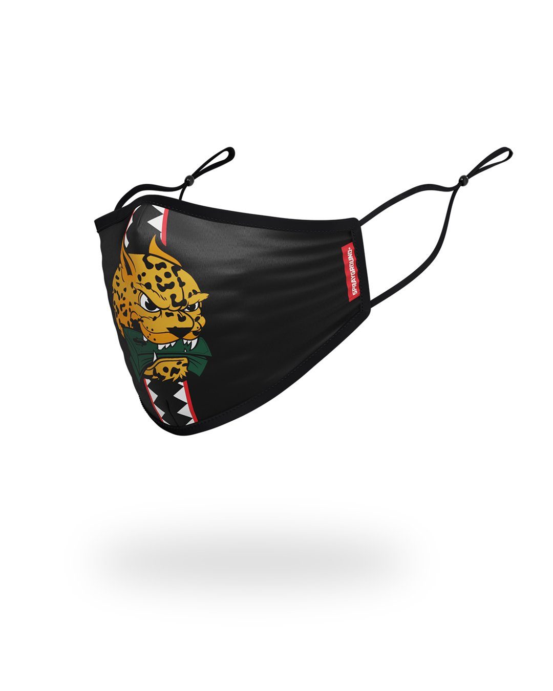 Kids Form Fitting Mask: Spucci Leopard - Image 2