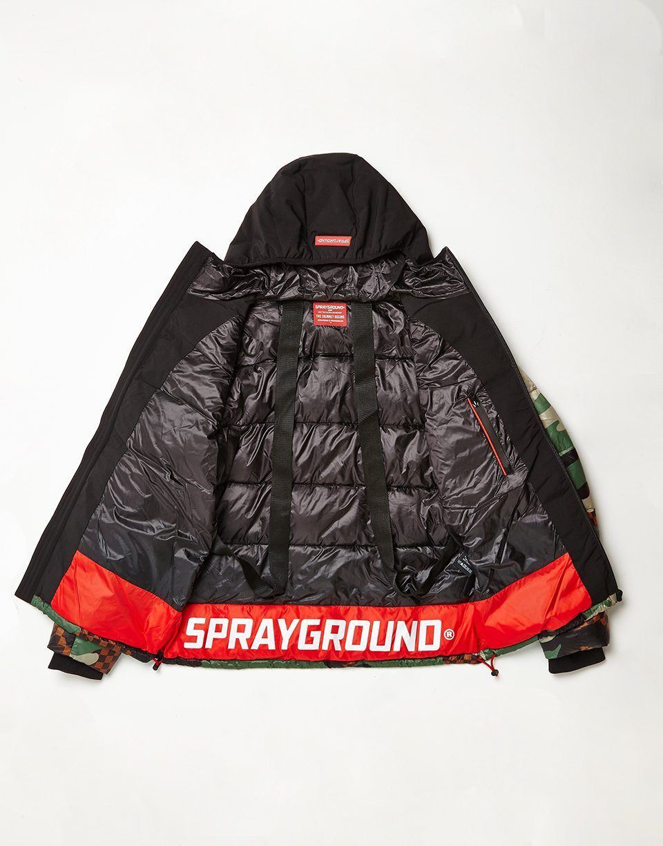 Camo Checkered Puffer - Image 4