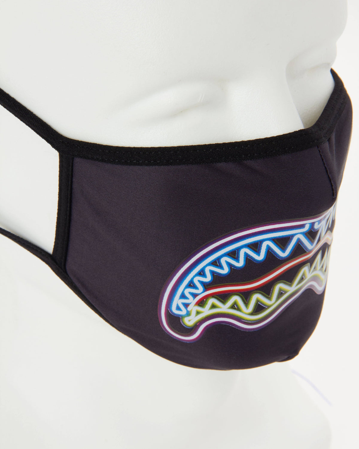 Neon Shark Form-Fitting Mask - Image 4