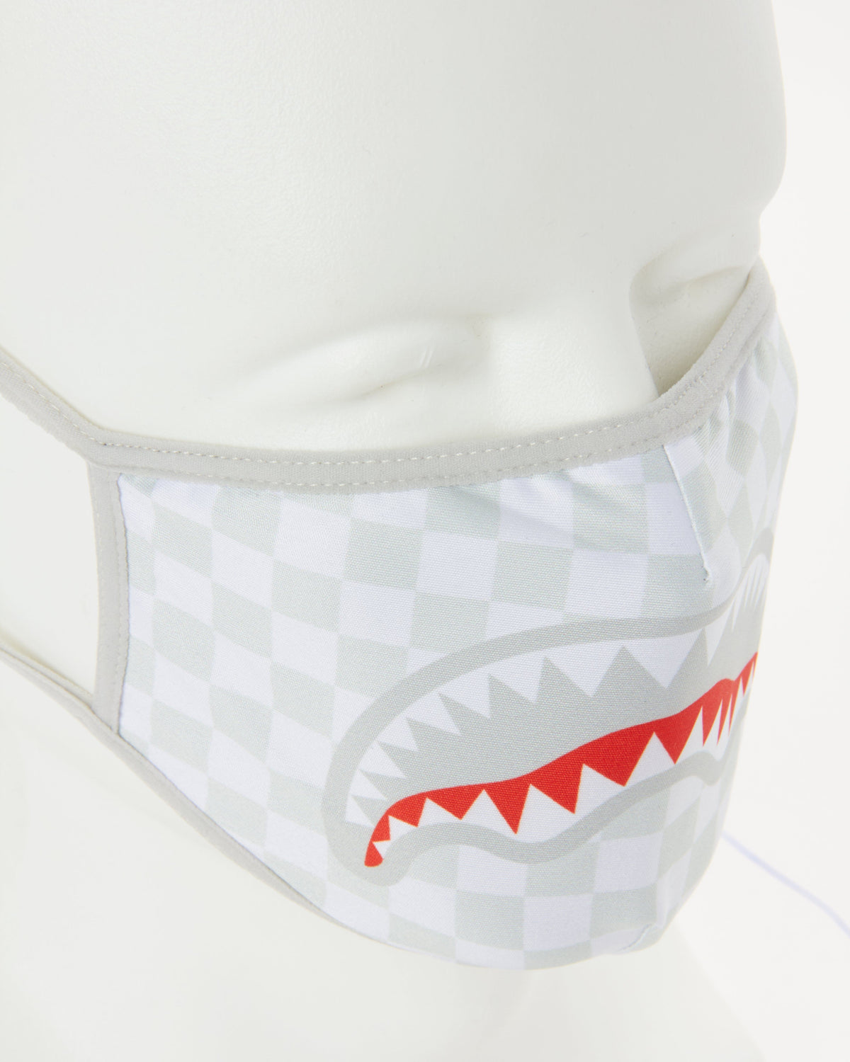 Sharks in Paris (White) Form-Fitting Mask - Image 4