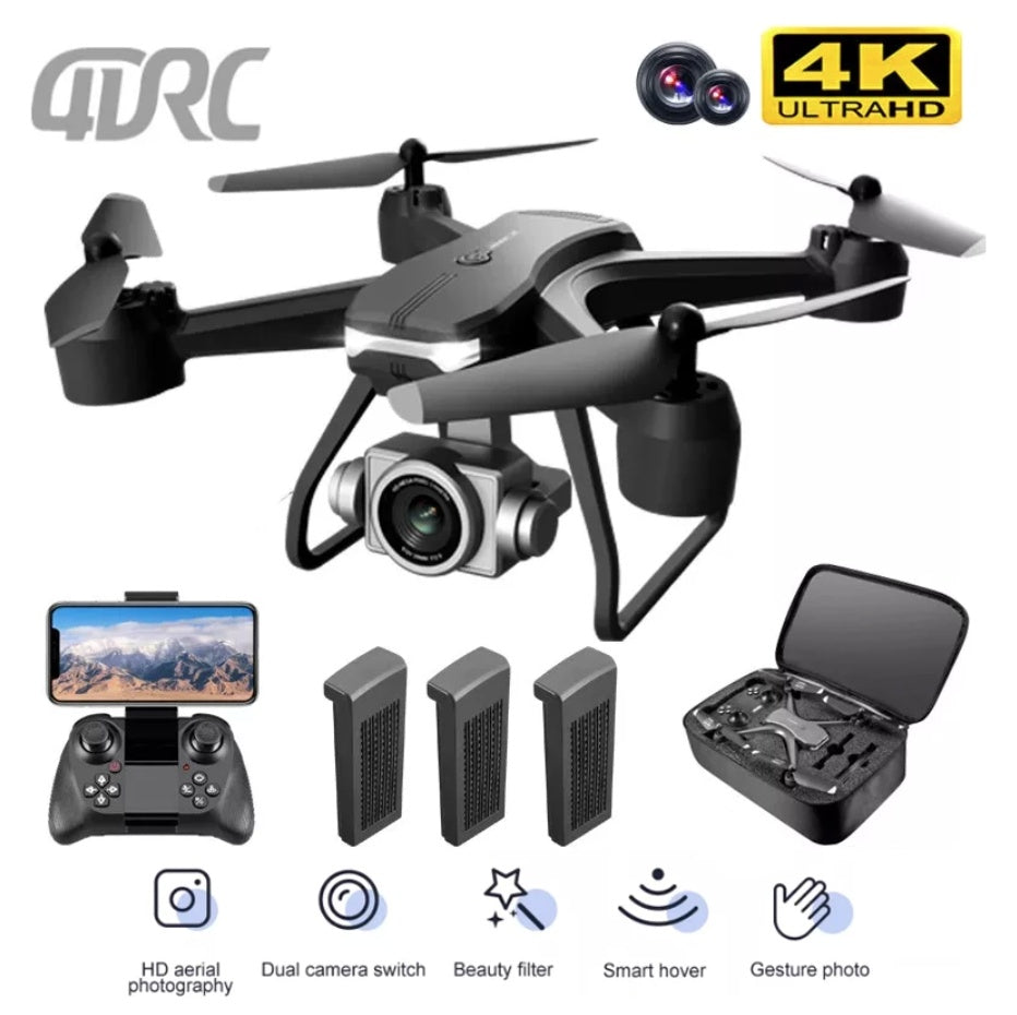4DRC V14 Professional Drone - 3BATTERIES