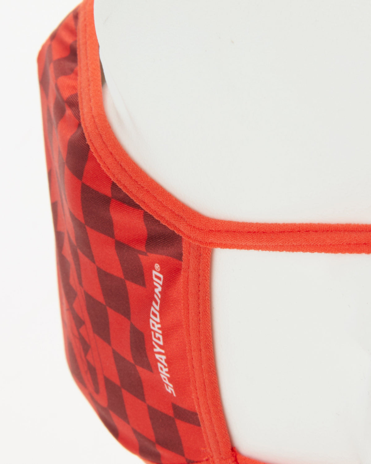 Sharks in Paris (Red) Form-Fitting Mask - Image 5