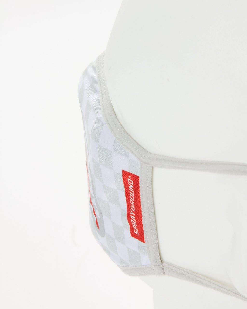 Sharks in Paris (White) Form-Fitting Mask - Image 5