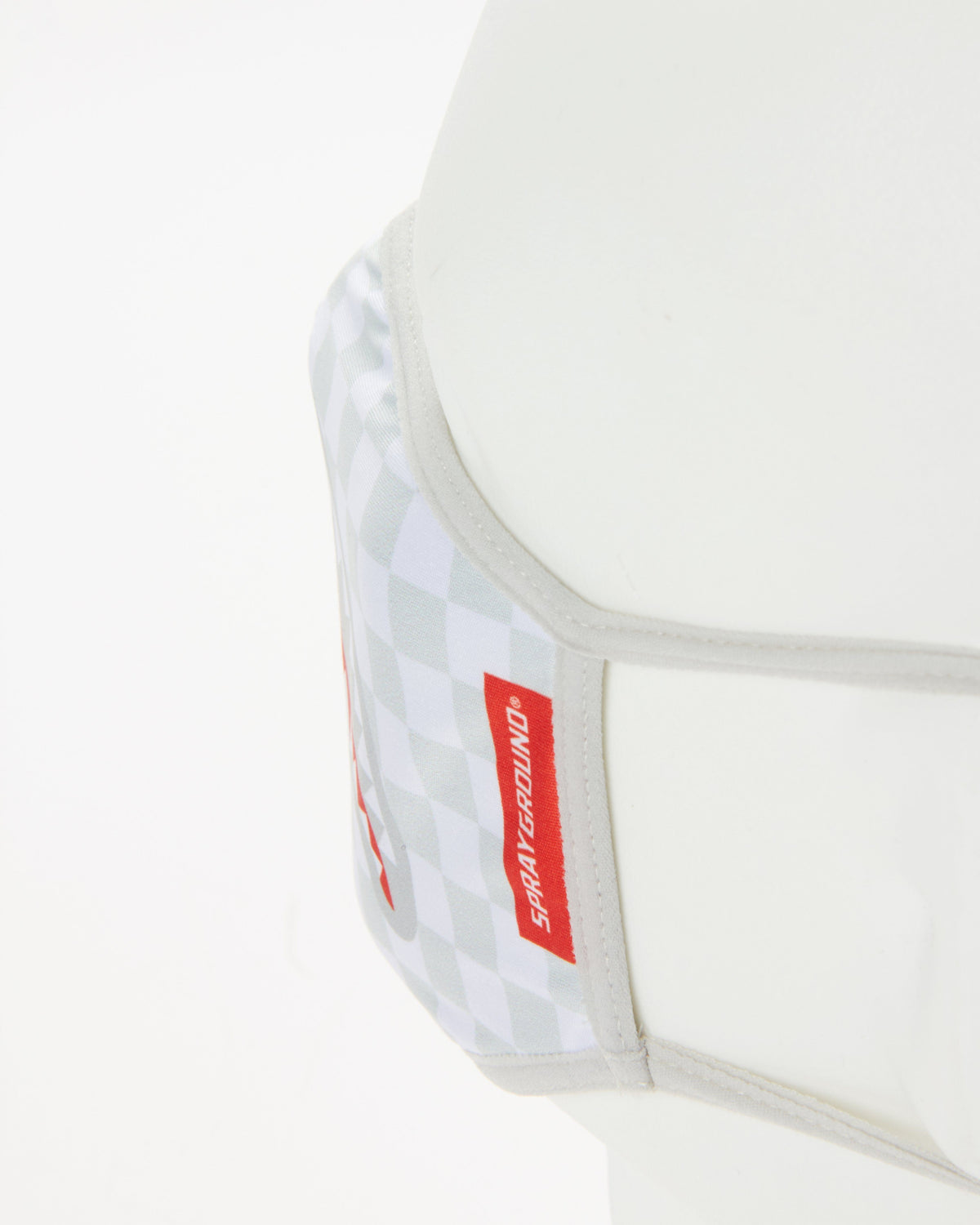 Sharks in Paris (White) Form-Fitting Mask - Image 5