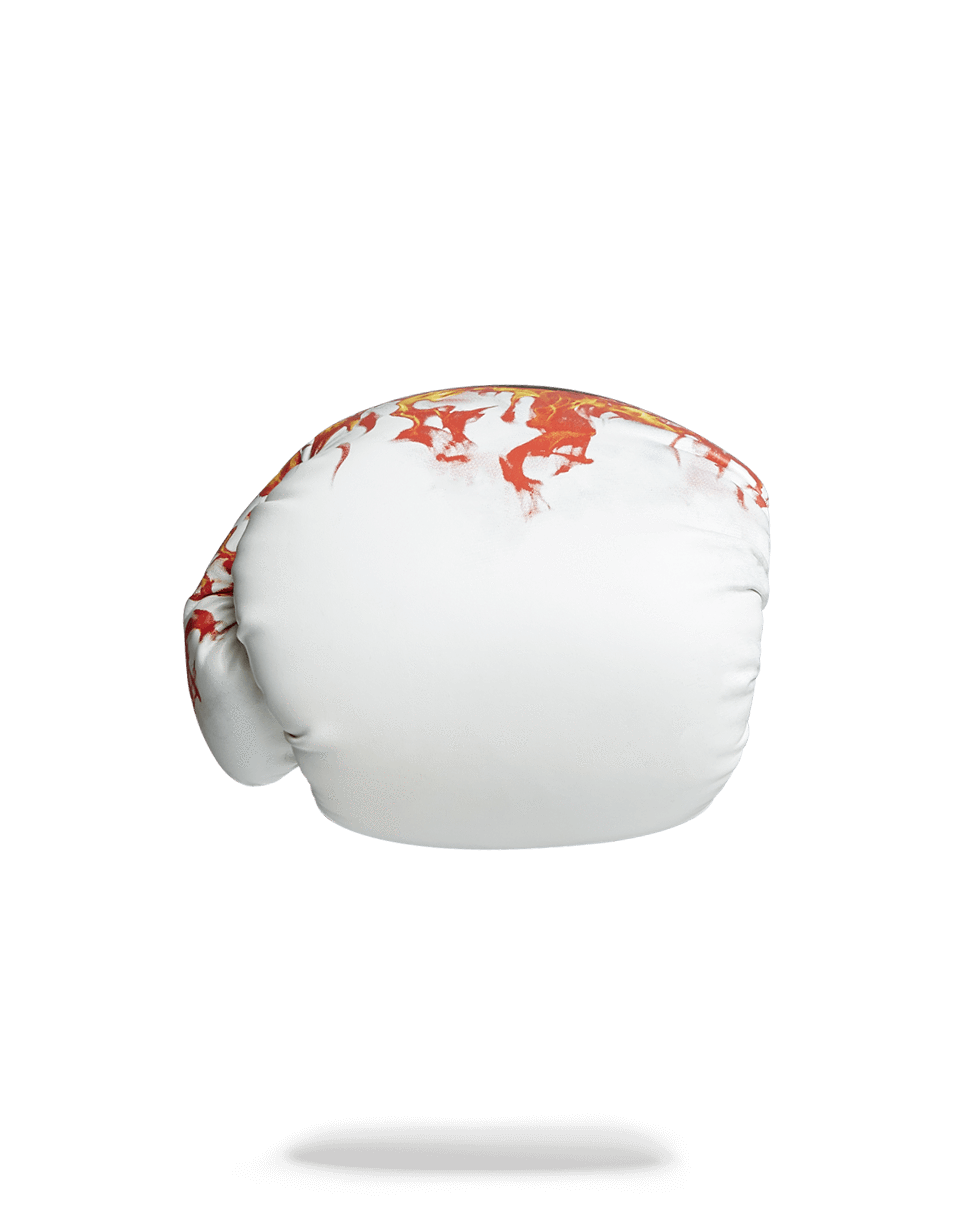 White Fire Money Boxing Gloves - Image 7