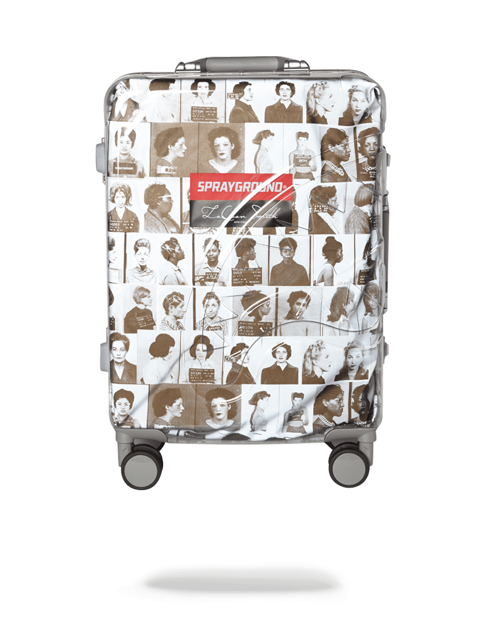 Laquan Smith Embossed Clear 3M Carry-On - Image 8