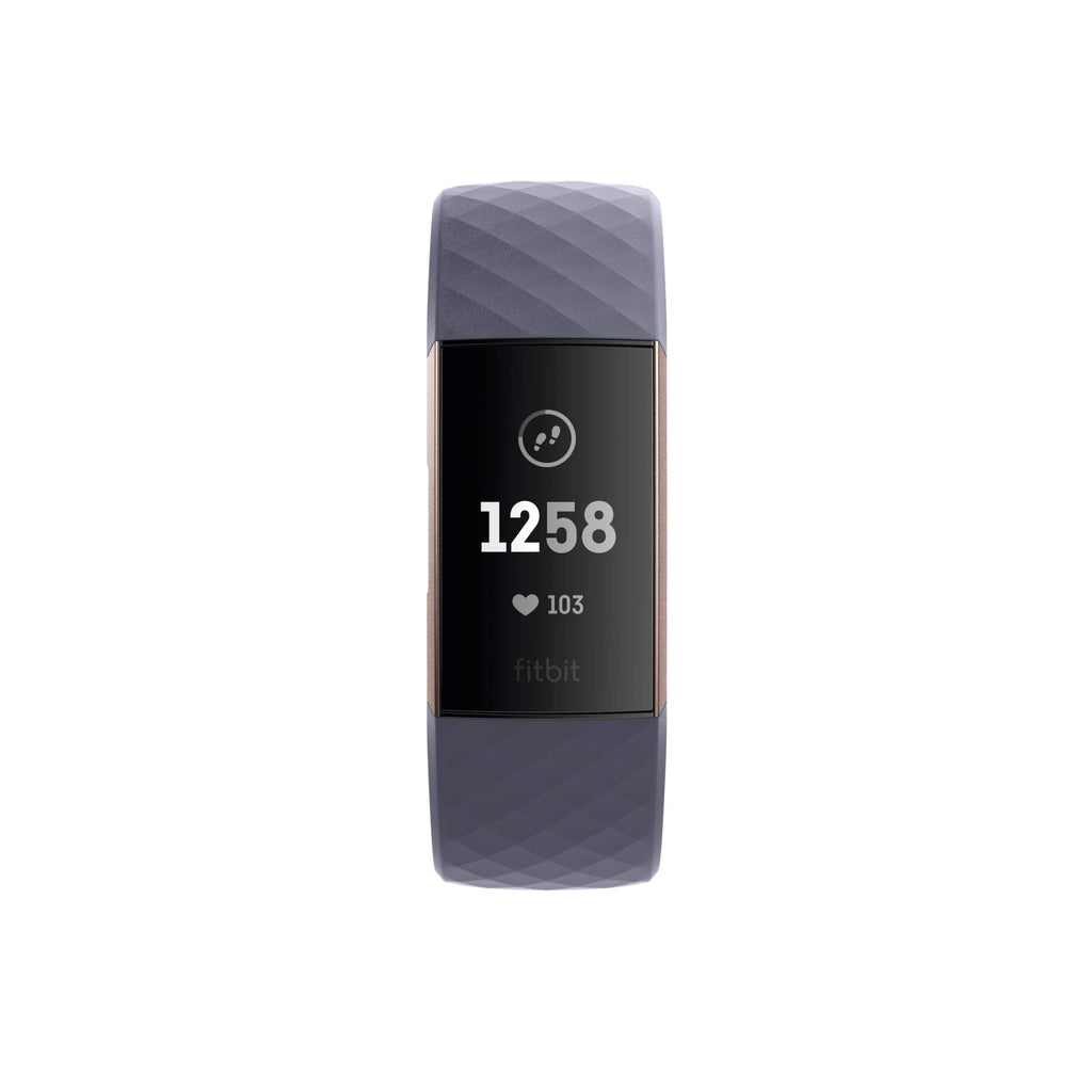 Fitbit Charge 3 Activity Tracker - Rose Gold/Blue Grey - FB409RGGY - Image 2