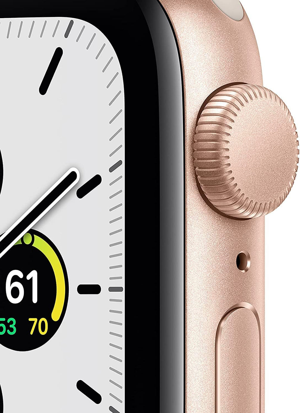 Apple Watch SE (GPS, 40mm) - Gold Aluminum Case with Starlight Sport Band - Regular -MKQ03LL/A - Image 3