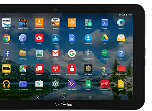 Verizon Ellipsis 10 Tablet - 10.1"" (WiFi + 4G LTE) - 16GB - Black - QTAIR7BLK - Image 4