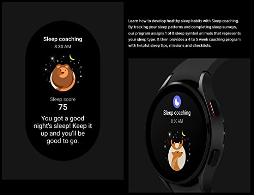 Samsung Galaxy Watch 4 Smartwatch 40mm - GPS - Black - SM-R860NZKDXAA - Image 9