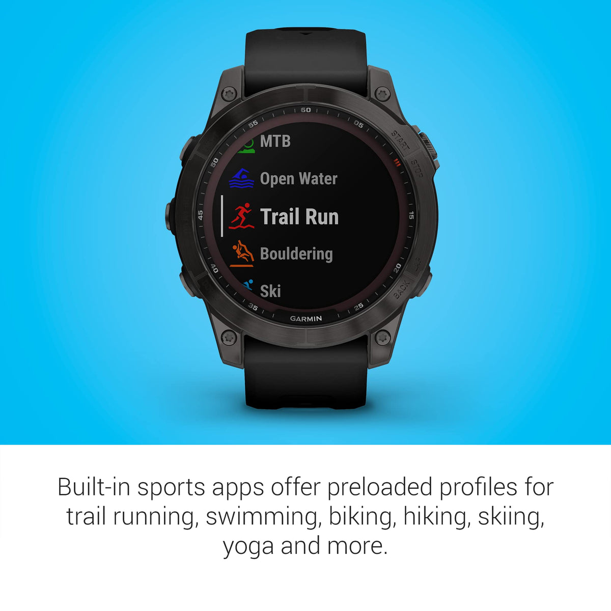 Garmin fenix 7 Solar GPS Smartwatch 47mm - Slate Gray - 010-02540-10 - Image 6