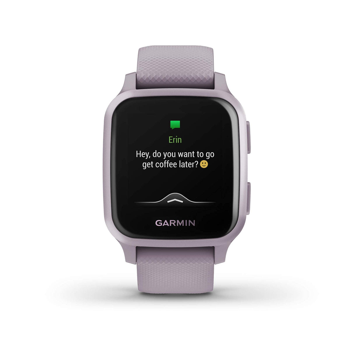 Garmin - Venu Sq GPS Smartwatch 33mm Fiber-Reinforced Polymer - Orchid - 010-02427-02 - Image 2