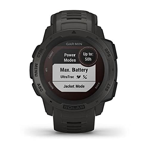 Garmin - Instinct Solar Rugged GPS Smartwatch 45mm Fiber Graphite - 010-02293-10 - Image 6