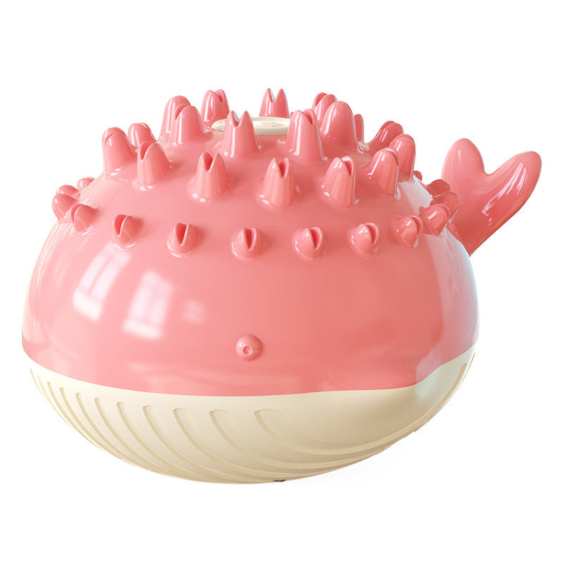 Electric Floating Water Spray Dog Toy - Pink 2