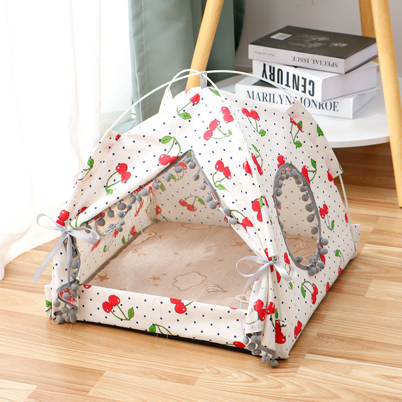 Cat Tent Enclosed Pet Bed - Image 4