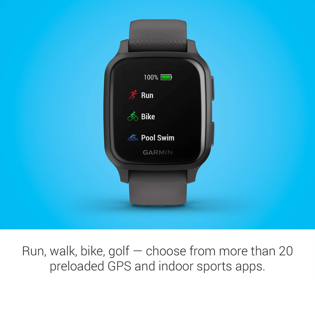 Garmin - Venu Sq GPS Smartwatch 33mm - Shadow Gray/Slate - 010-02427-00 - Image 5