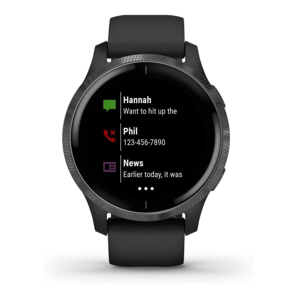 Garmin Venu GPS Smartwatch 43mm Fiber-Reinforced Polymer - Black - 010-02173-11 - Image 2
