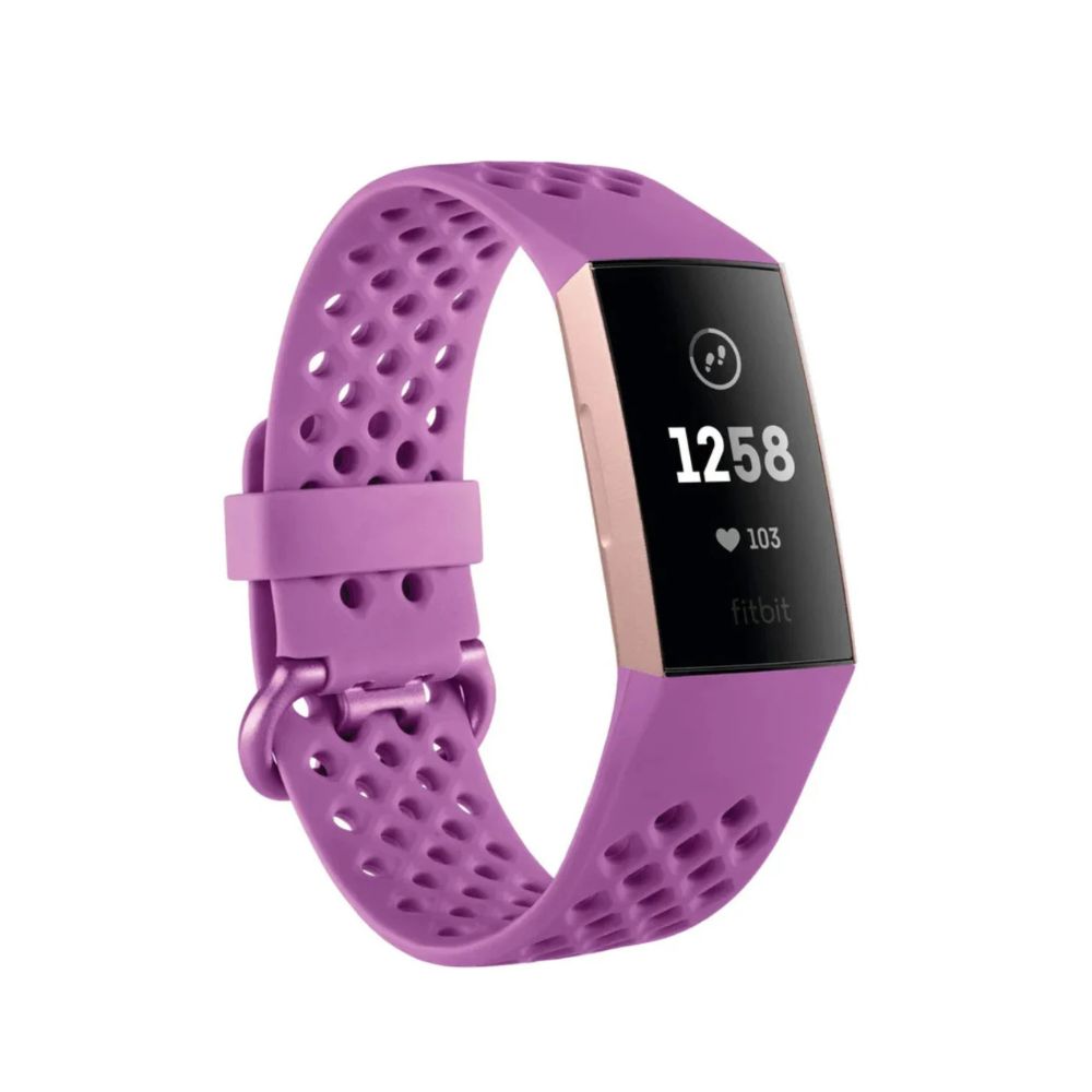 Fitbit Charge 3 Activity Tracker - Berry / Rose Gold - FB409RGMG