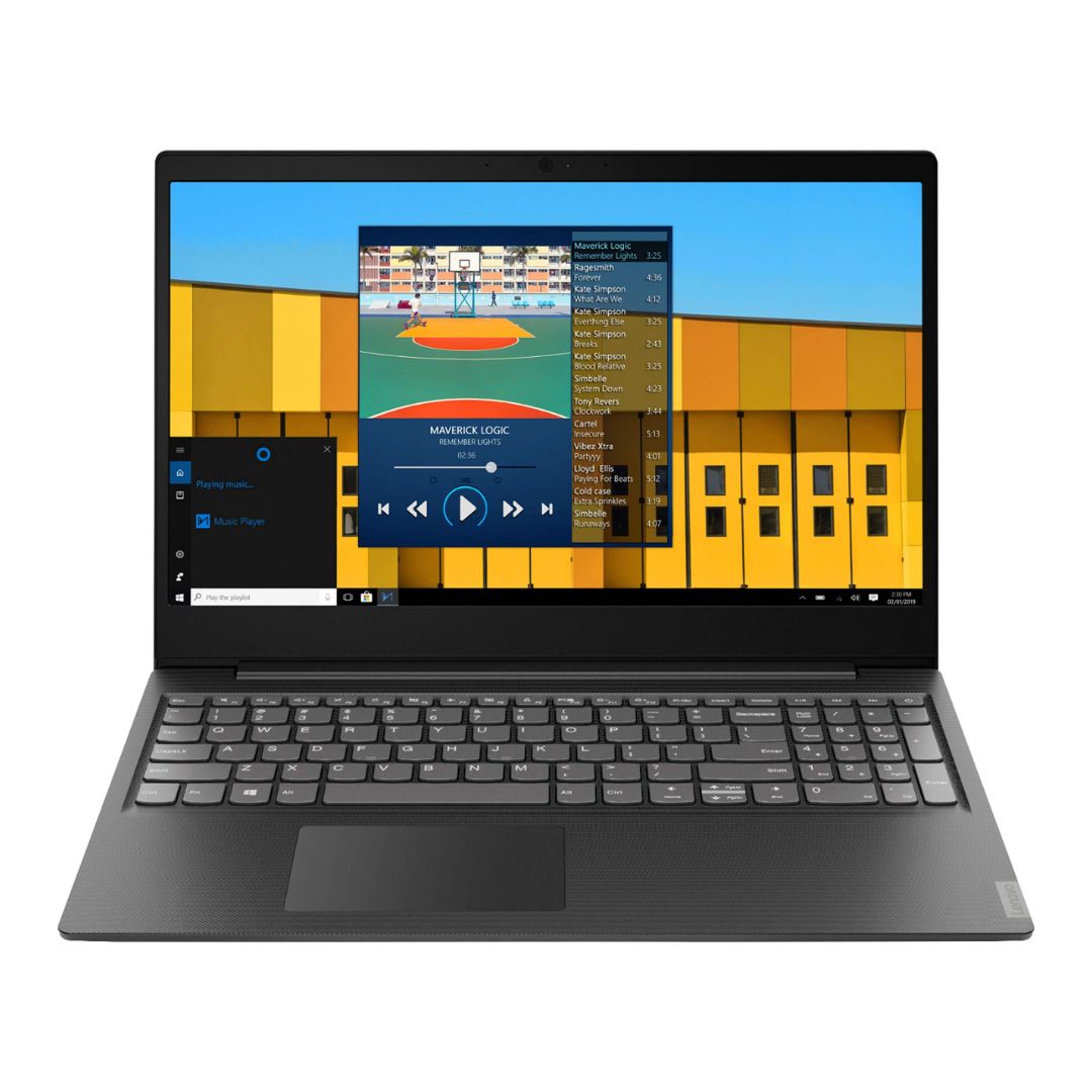 Lenovo - S145-15AST 15.6"" Laptop - AMD A6-Series - 4GB Memory - 1TB Hard Drive - Black - 81N3009BUS