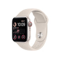 Apple Watch SE 2nd Gen (GPS) 40mm Aluminum S/M Starlight Sport Band - MNT33LL/A