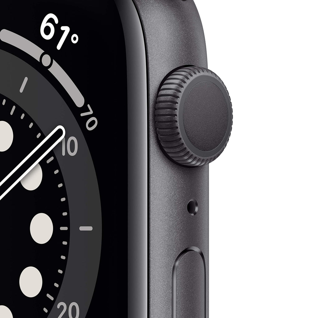 Apple Watch Series 6 GPS 44mm Space Gray Aluminum Case with Black Sport Band - M00H3LL/A - Image 4