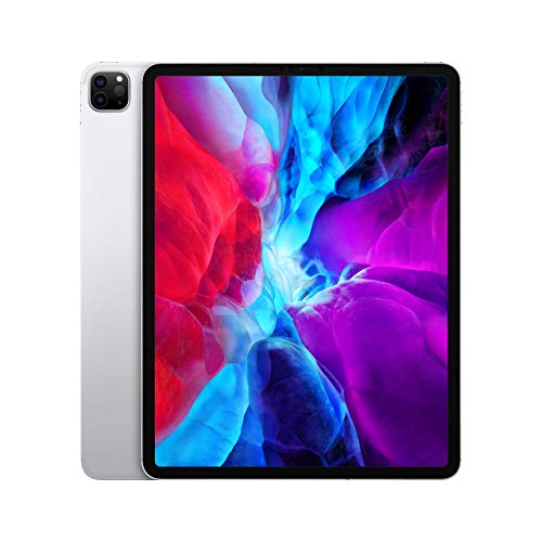 Apple iPad Pro (12.9-inch, Wi-Fi + Cellular, 128GB) - Silver (4th Generation) (2020) - MY3K2LL/A