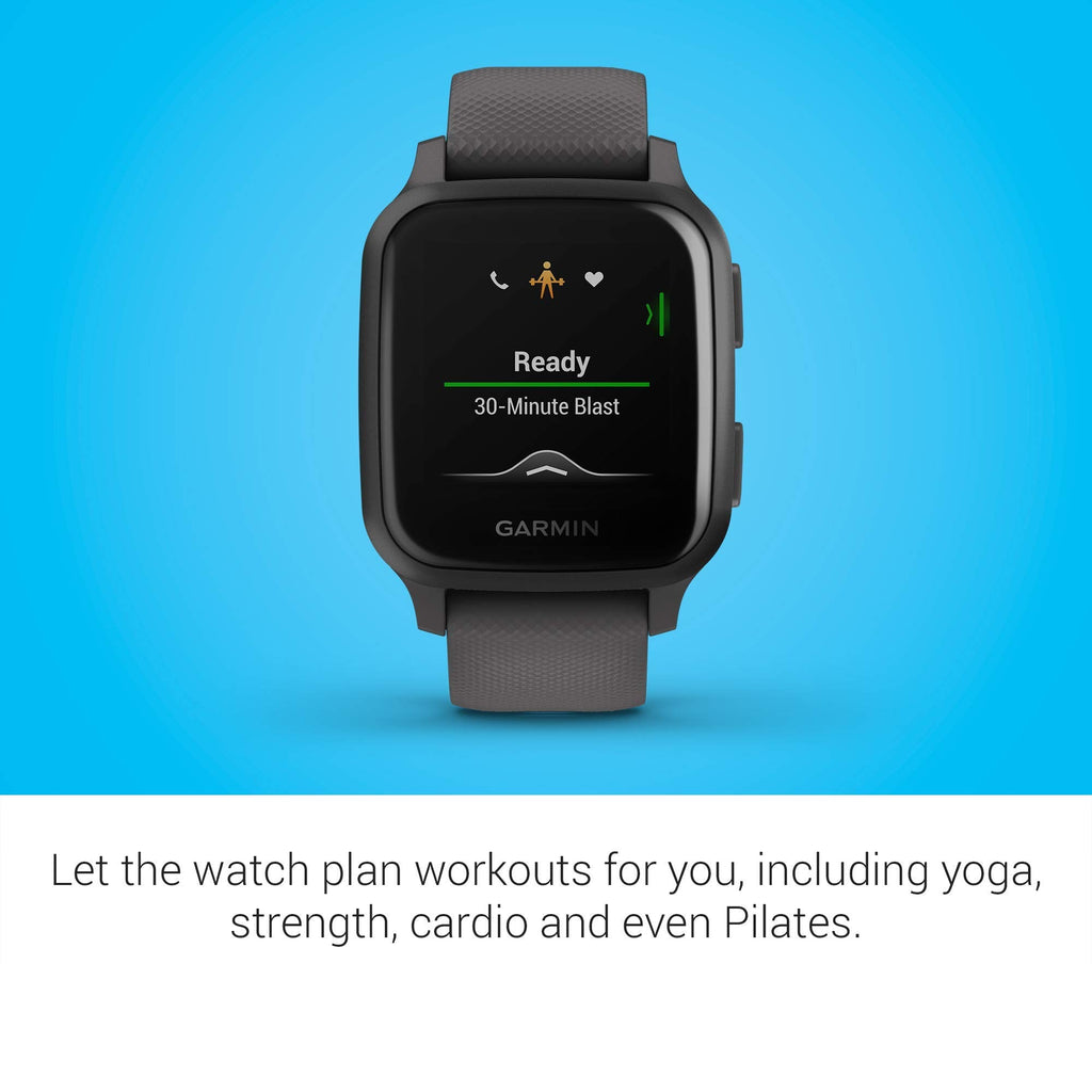 Garmin - Venu Sq GPS Smartwatch 33mm - Shadow Gray/Slate - 010-02427-00 - Image 6