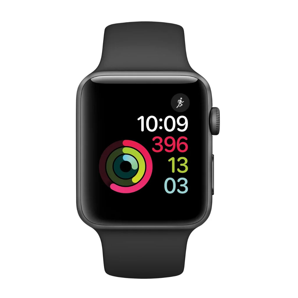 Apple Watch Series 2 (GPS Only) 42mm Space Gray Alum Black Sport Band - MP062LLA - Image 2