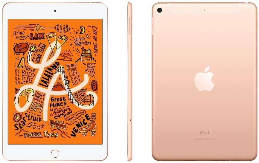 Apple iPad Mini 5th Generation (Wi-Fi + Cellular, 256GB) - Gold - MUYA2LL/A - Image 3