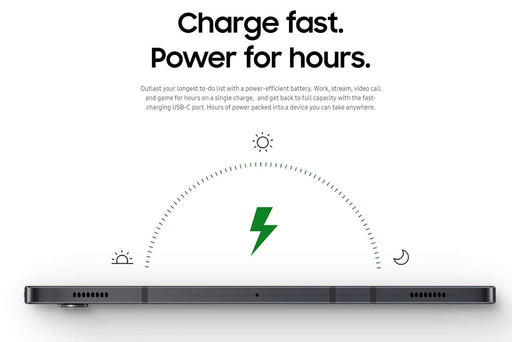 Samsung Galaxy Tab S7+ 12.4" 128GB S Pen Wi-Fi - Mystic Silver - SM-T970NZSAXAR - Image 8