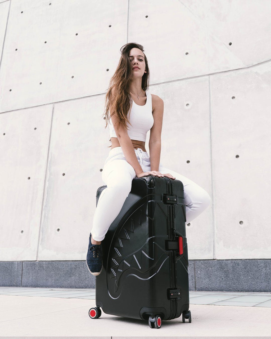 Sharkitecture Molded 2 PC Luggage Set - Image 24
