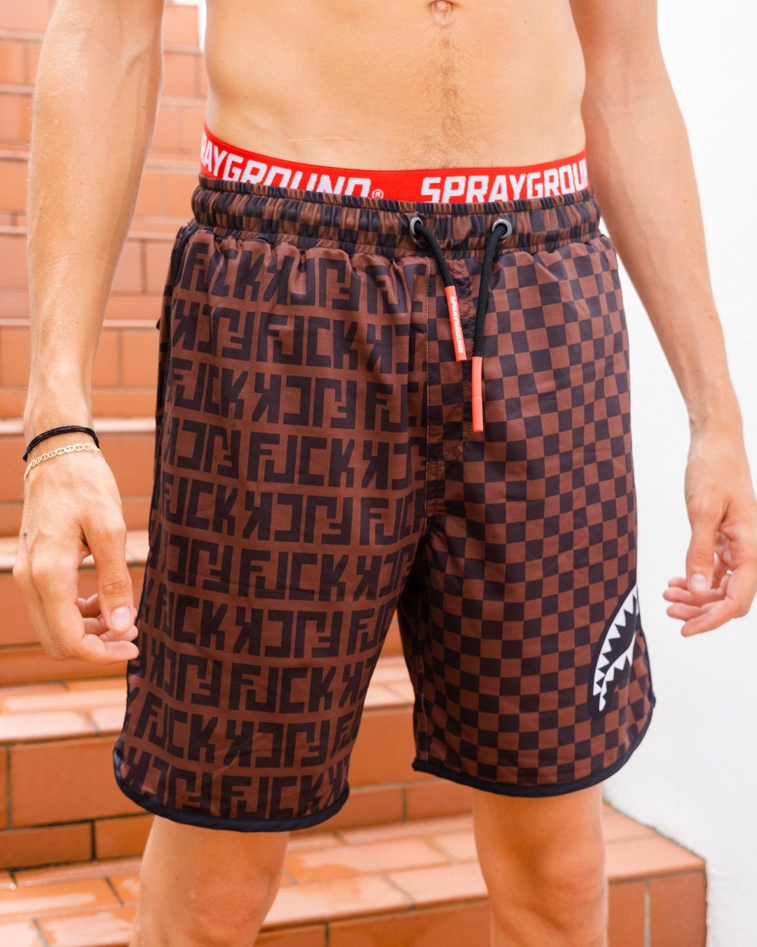 Offended Split the Check Corto Swim Trunks - Image 2
