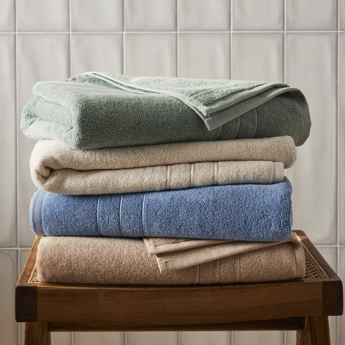 Gift Classic Turkish Cotton Bath Sheets Set of 2 - Image 24