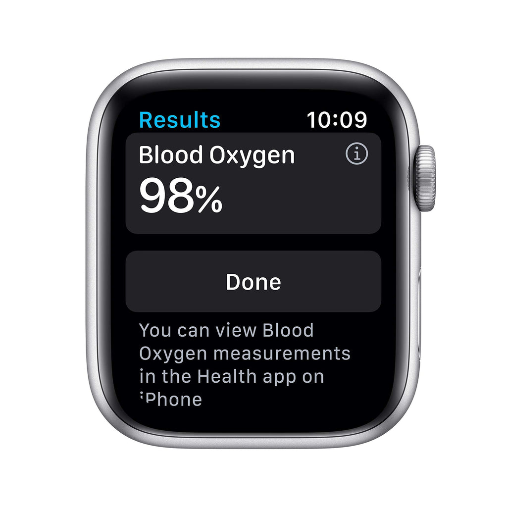 Apple Watch Series 6 44mm Silver Aluminum Case with White Sport Band GPS - M00D3LL/A - Image 3