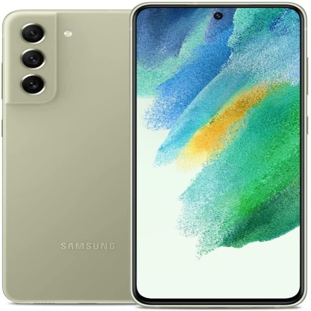 AT&T - Samsung Galaxy S21 FE 5G - 128GB - Olive - SM-G990ULGAATT - Image 2