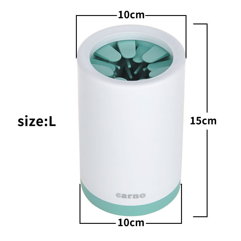 Portable Pet Paw Cleaner Cup - Green / L