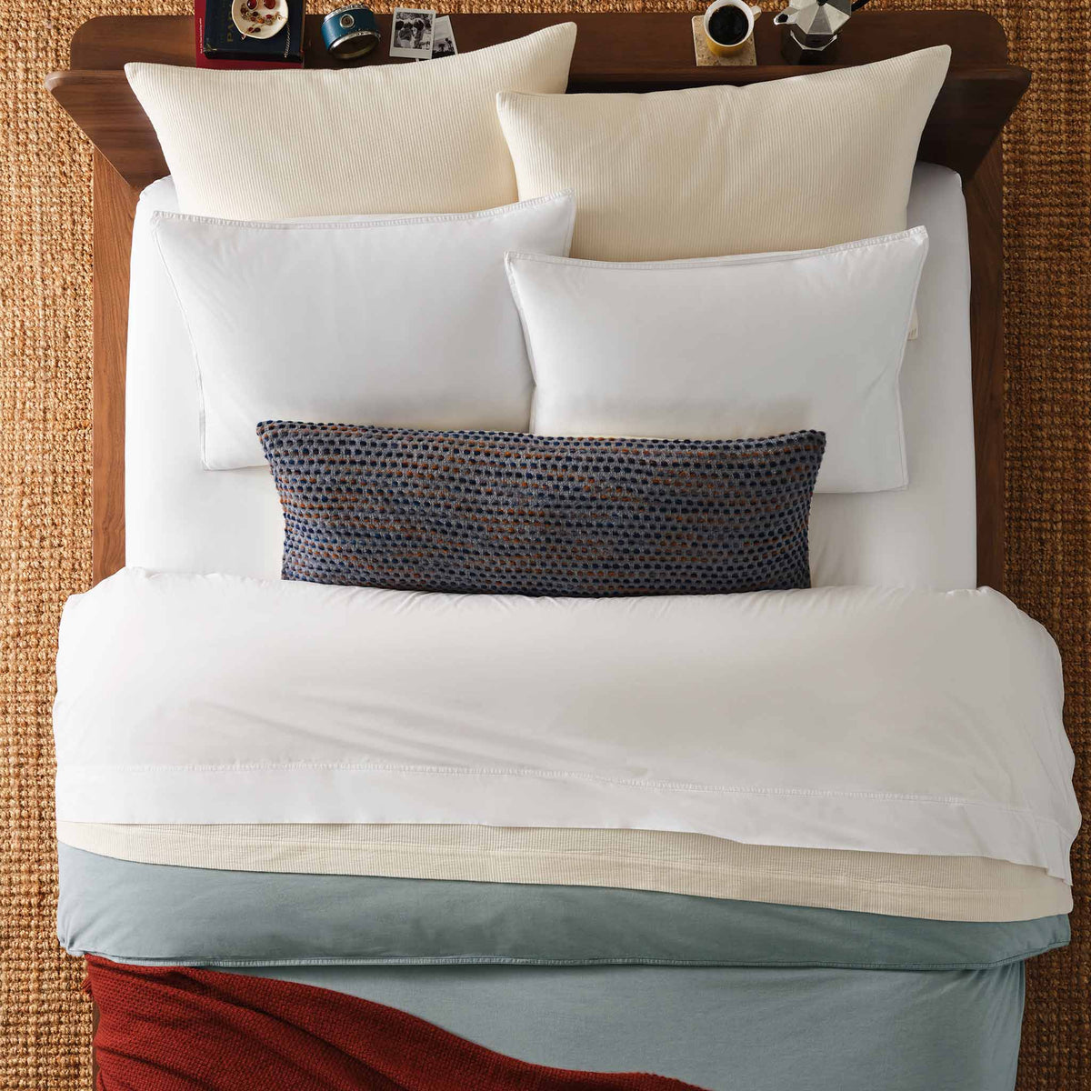 Washed Classic Percale Duvet Set - Image 4