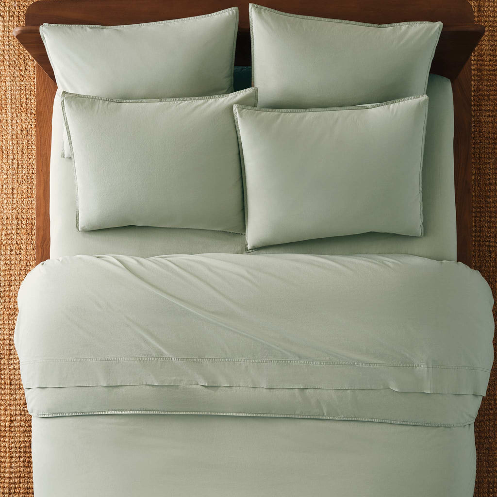 Washed Classic Percale Duvet Set - Image 20