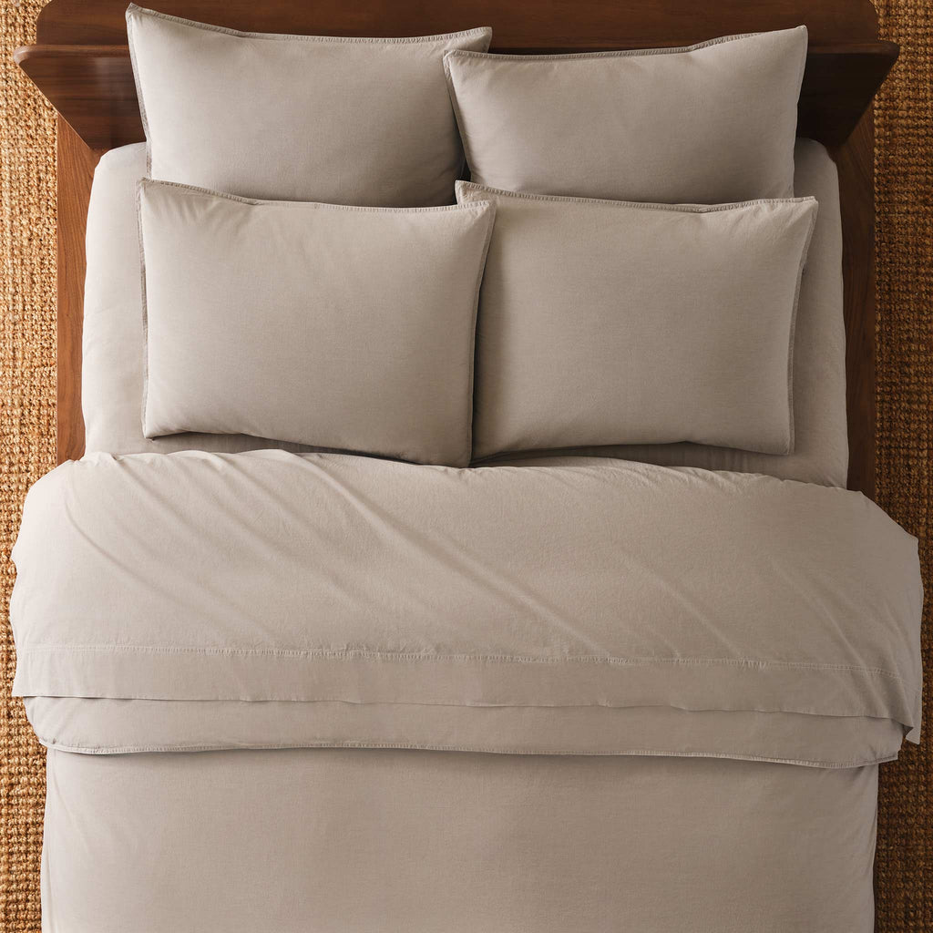 Washed Classic Percale Duvet Cover - Last Call - Image 11