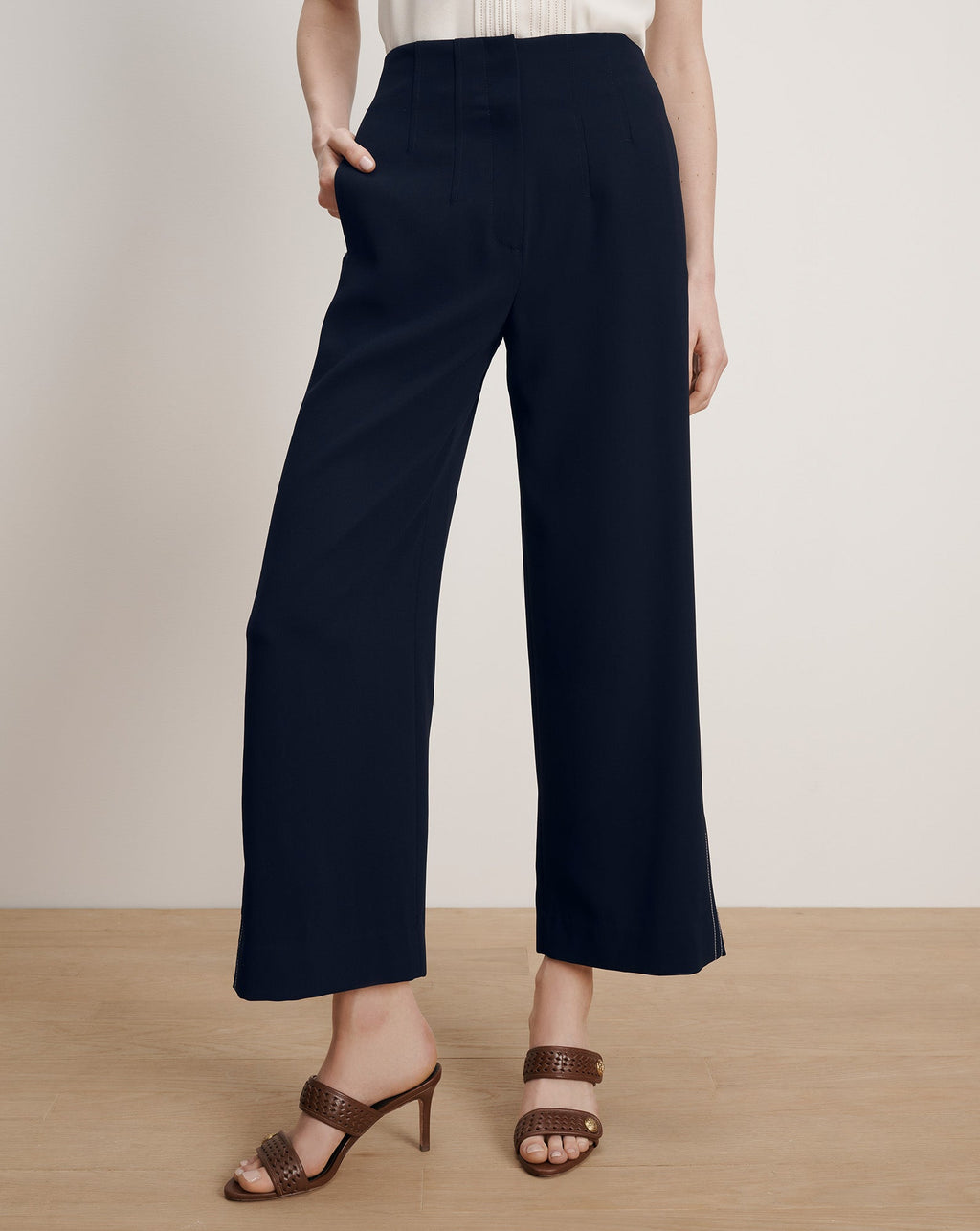 Ellin Cropped Wide-Leg Pant - Image 2