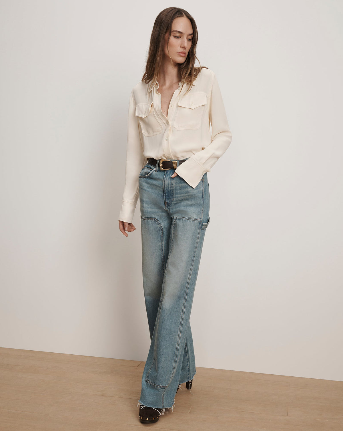 Arch Embellished Leather Belt - Image 4