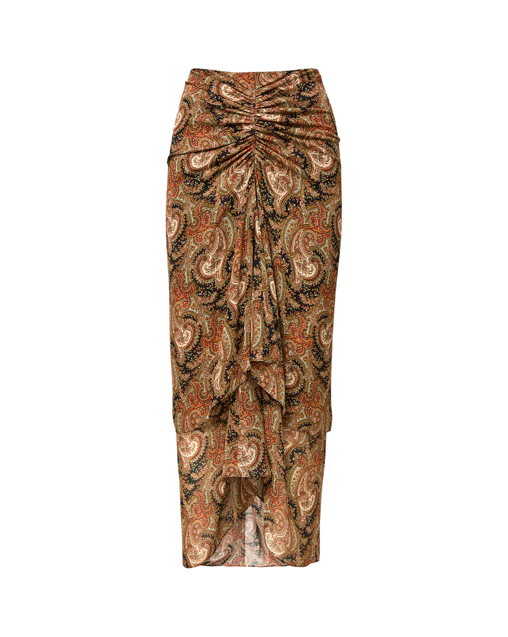 Sira Silk Midi Skirt - Image 8