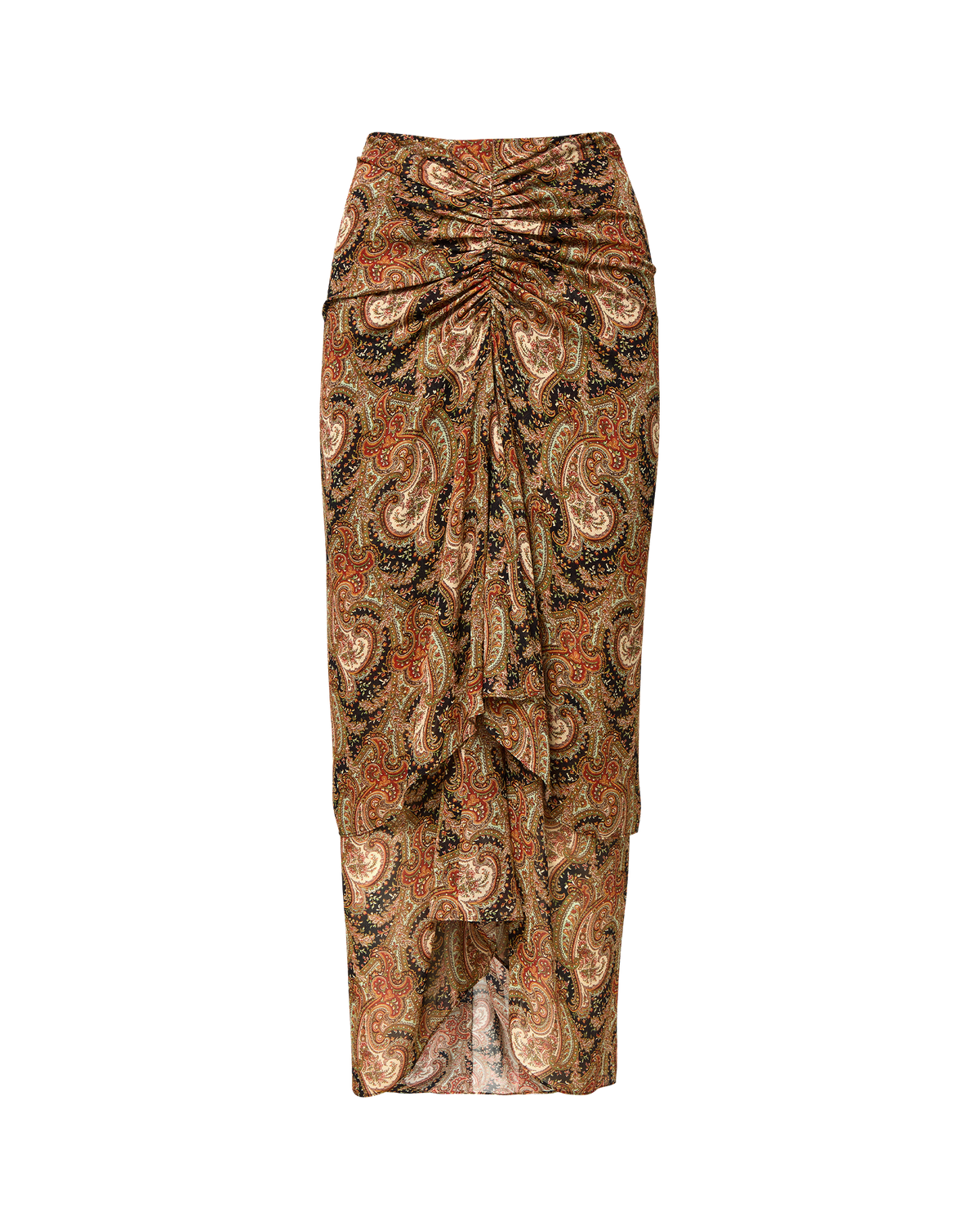 Sira Silk Midi Skirt - Image 8