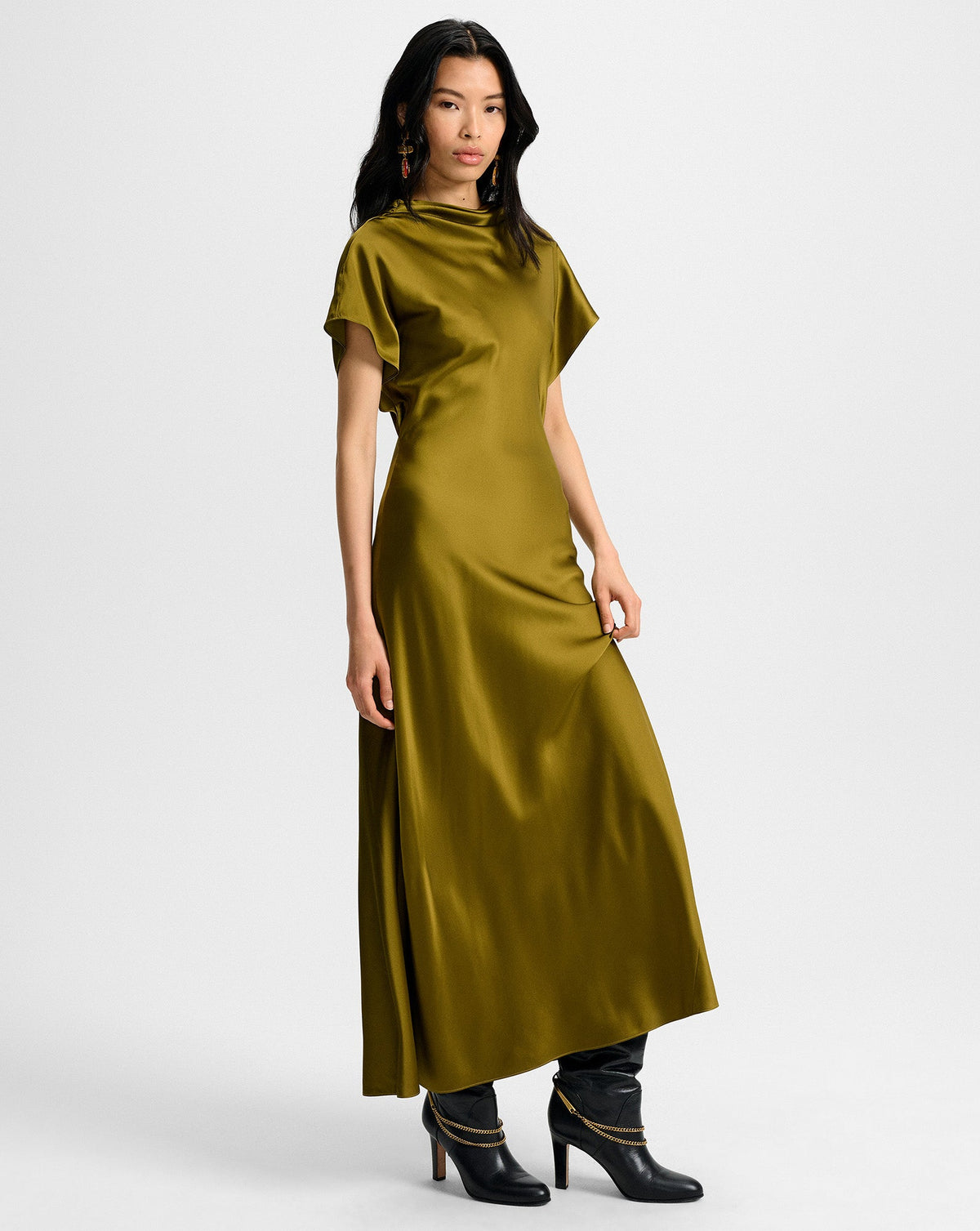 Redgrave Silk Midi Dress - Image 2