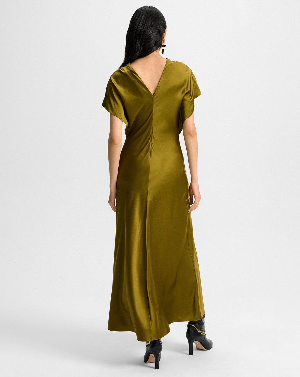 Redgrave Silk Midi Dress - Image 4
