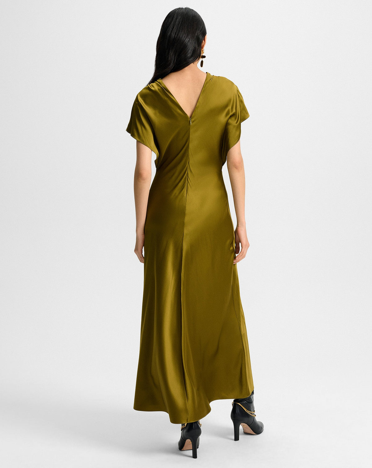 Redgrave Silk Midi Dress - Image 4