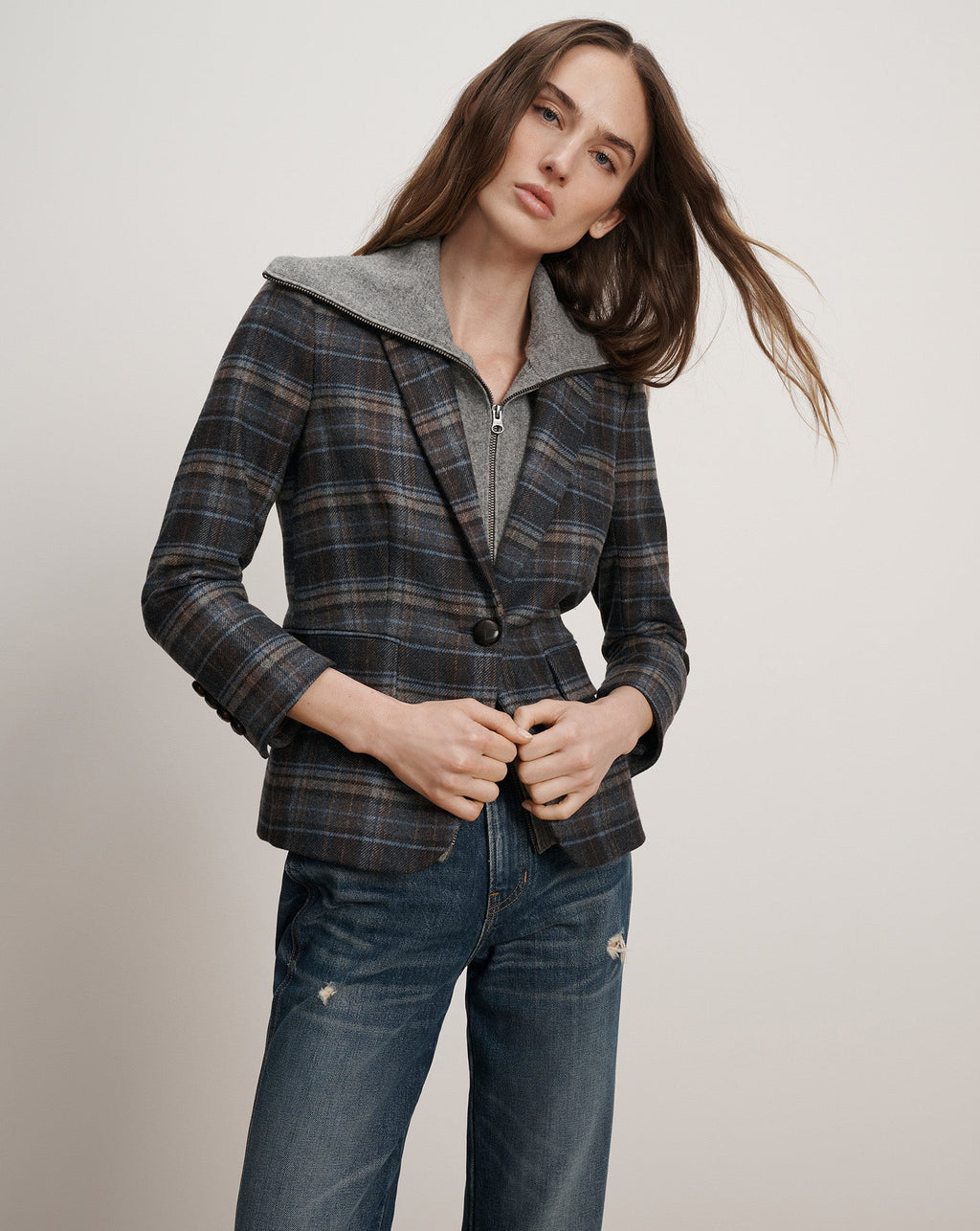 Beach Merino Wool-Cashmere Dickey - Image 2